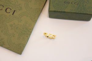 Gucci Letter Logo Rings Gold