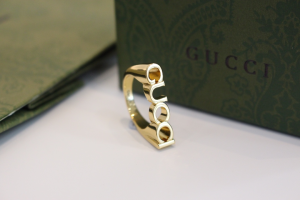 Gucci Letter Logo Rings Gold