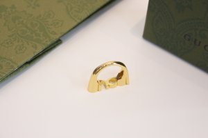 Gucci Letter Logo Rings Gold