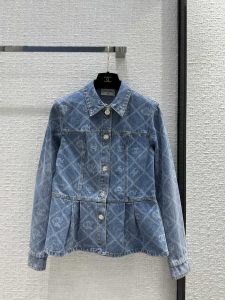 Chanel CC Logo Blue Denim Jacket