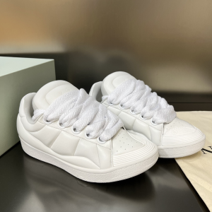 Lanvin Curb XL White Quilted Leather Sneakers Lanvin Curb XL White Quilted Leather Sneakers