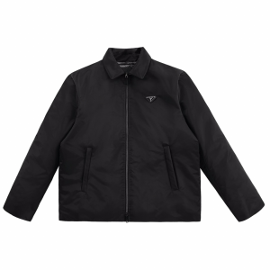 Prada Black Puffer Jacket Coat