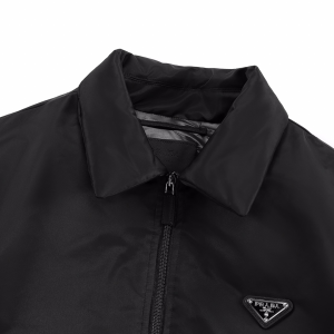 Prada Black Puffer Jacket Coat