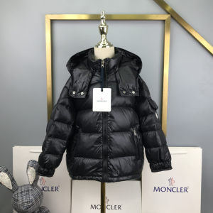 Moncler Maire Shiny Puffer Down Jacket Black Moncler Maire Shiny Puffer Down Jacket Black