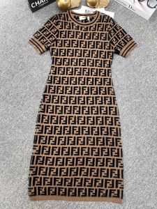 Fendi FF Velvet Dress
