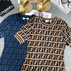 Fendi FF Velvet Dress