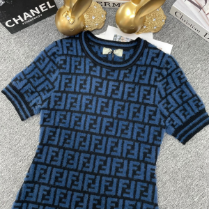 Fendi FF Velvet Dress