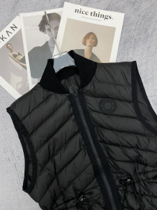 Hermes Black Puffer Vest Gilet