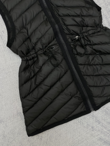 Hermes Black Puffer Vest Gilet