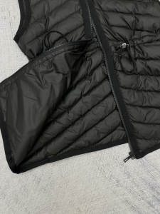 Hermes Black Puffer Vest Gilet