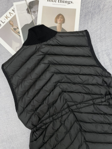 Hermes Black Puffer Vest Gilet