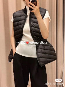 Hermes Black Puffer Vest Gilet