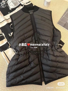 Hermes Black Puffer Vest Gilet