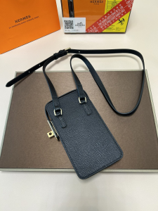 Hermes Hac a Box Phone Case with Shoulder Strap Black Hermes Hac a Box Phone Case with Shoulder Strap Black