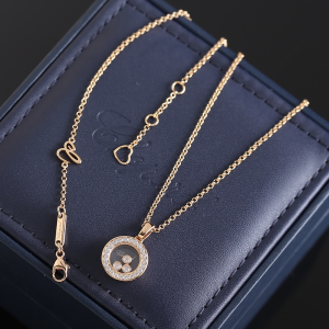 Chopard Happy Diamond Pendant Necklaces Gold Chopard Happy Diamond Pendant Necklaces Gold