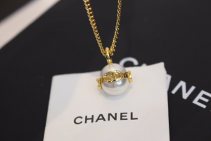 Chanel CC Pearl Pendant Necklaces