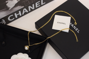 Chanel CC Pearl Pendant Necklaces