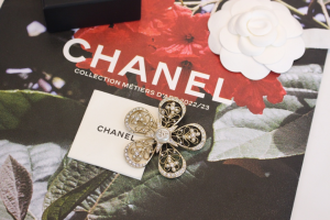 Chanel Crystal Flower Brooch