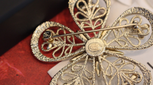 Chanel Crystal Flower Brooch