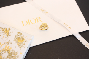 Dior Gold CD Lock Rings