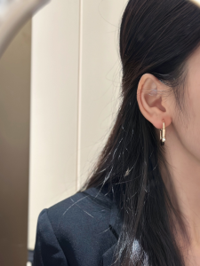 Tiffany Lock Rose Gold Earrings