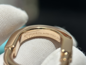 Tiffany Lock Rose Gold Earrings