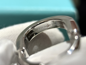 Tiffany Lock White Gold Earrings