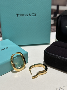 Tiffany Lock Yellow Gold Earrings