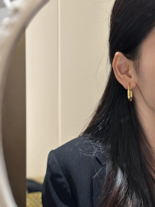 Tiffany Lock Yellow Gold Earrings