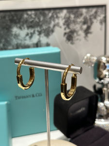 Tiffany Lock Yellow Gold Earrings