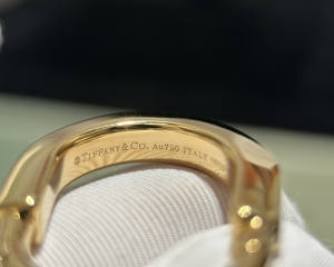 Tiffany Lock Yellow Gold Earrings