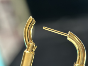 Tiffany Lock Yellow Gold Earrings