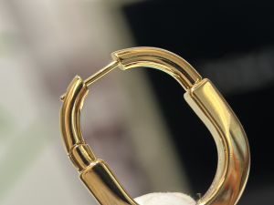 Tiffany Lock Yellow Gold Earrings