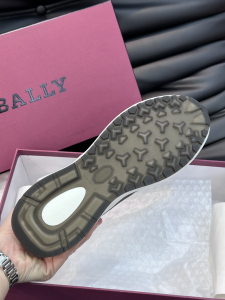 Bally Astel Grey Leather Sneakers