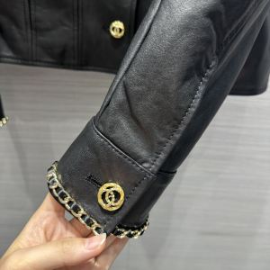Chanel Black Leather Jacket