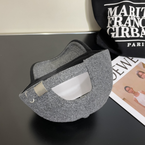 Loewe Anagram Grey Wool Baseball Cap Hat