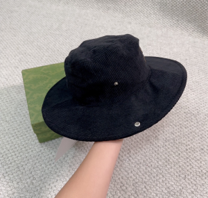 Miu Miu Logo Black Velvet Bucket Cap Hat