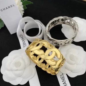Chanel CC Logo Link Bangle Bracelets