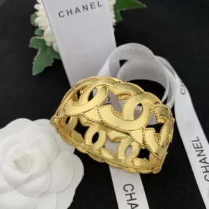 Chanel CC Logo Link Bangle Bracelets