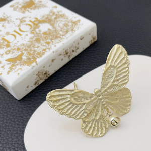Dior Metamorphose Gold Butterfly Brooch
