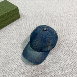 Louis Vuitton LV Navy Blue Denim Canvas Baseball Cap Hat Louis Vuitton LV Navy Blue Denim Canvas Baseball Cap Hat