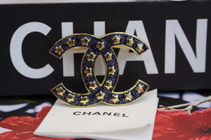 Chanel Multi Stars CC Logo Brooch
