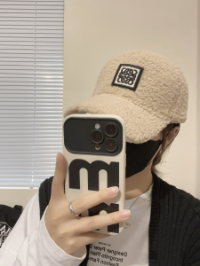 Loewe Beige Wool Baseball Cap Hat