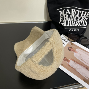 Loewe Beige Wool Baseball Cap Hat