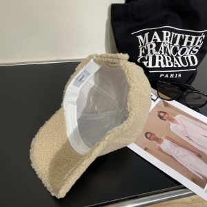 Loewe Beige Wool Baseball Cap Hat