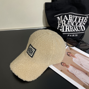 Loewe Beige Wool Baseball Cap Hat