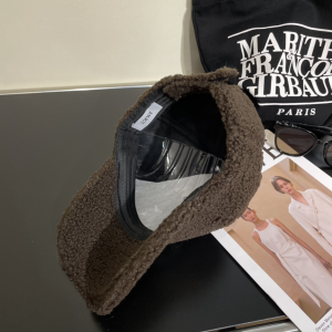 Loewe Grey Wool Baseball Cap Hat