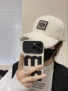 Loewe White Wool Baseball Cap Hat