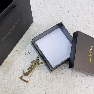 Saint Laurent Opyum YSL Brooch Gold