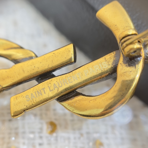 Saint Laurent Opyum YSL Brooch Gold